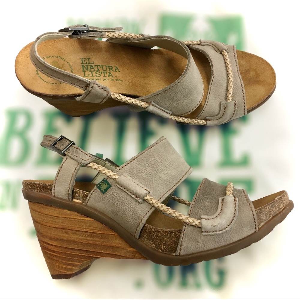 El Naturalista Vereda Wedge Sandals